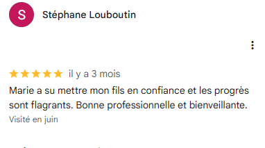 écriture confiance